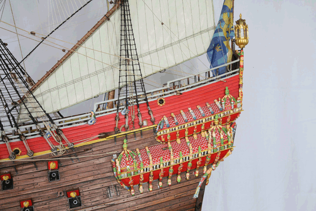 Vasa, Farbgebung Vasa Museum